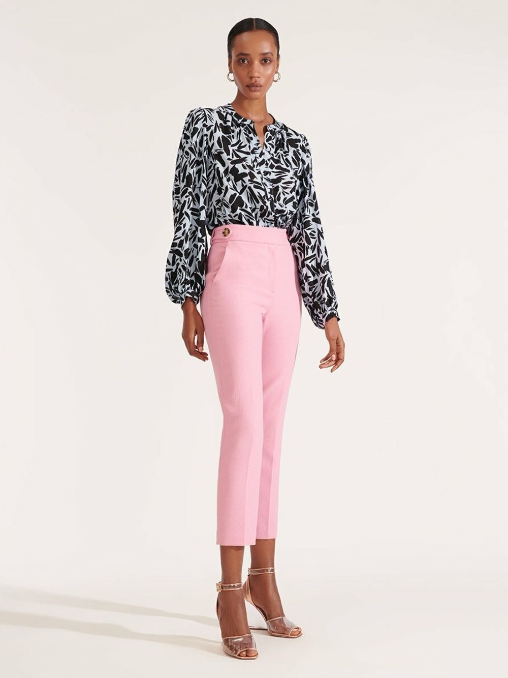 VERONICA BEARD GAMILA Pants in Barbie Pink